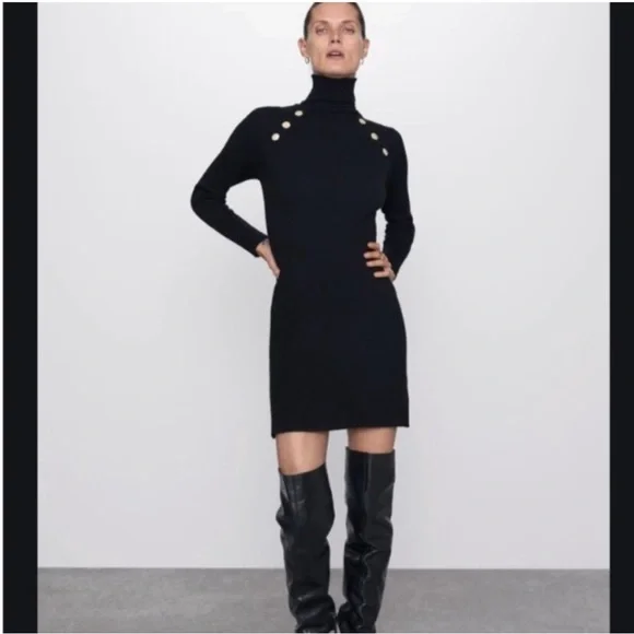 Zara turtleneck dress